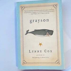 Grayson by Lynne Cox - Cream and Blue Cover